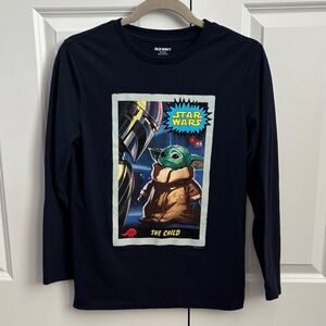 Old Navy Star Wars Kids Navy Long Sleeve Tee